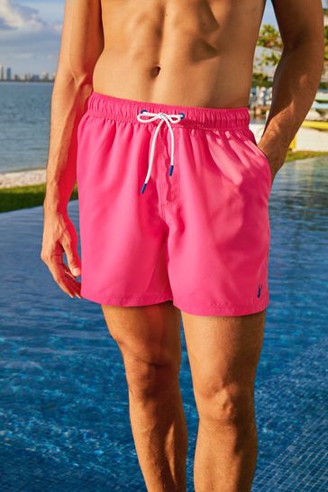 Fluro Pink Essential Swim Shorts