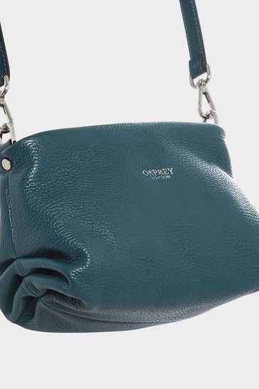 Buy OSPREY LONDON The Carina Shrug Italian Leather Midnight Pearl Midnight Handbag from Next Bahrain