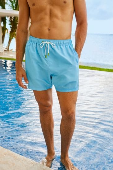Pale Blue Essential Swim Shorts