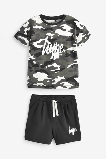 Hype. Camo Print T-Shirt Set