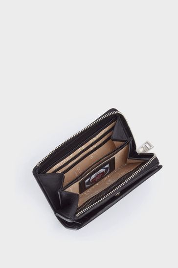 OSPREY LONDON Saddle Leather Kelso Mini Zip Around Purse