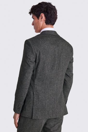 【ついに再販開始！】 Buy MOSS Pine Green Tailored Fit Pine Herringbone Suit トップス