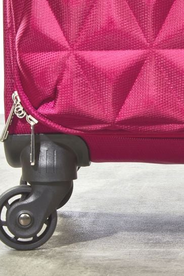Buy Pink Rock Luggage Jewel Suitcases Set of 3 from Next Germany