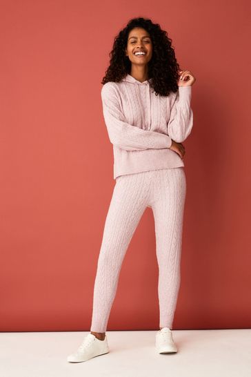 F&F Pink Elfie Cable Joggers