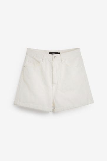 White denim shorts next top