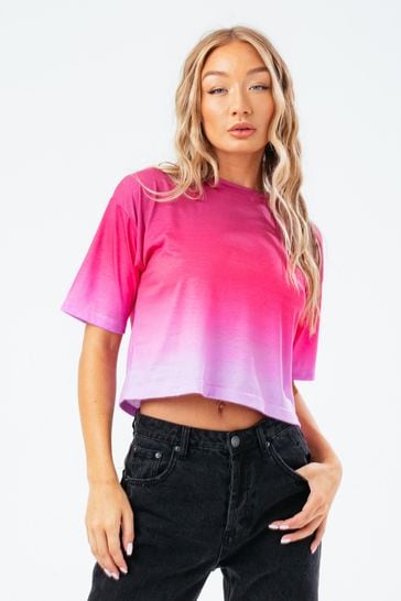 Hype. Pink Raspberry Fade T-Shirt