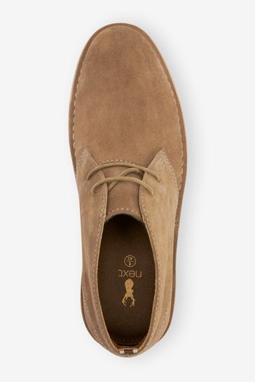 Buy Stone Suede Desert Boots from Next United Arab Emirates