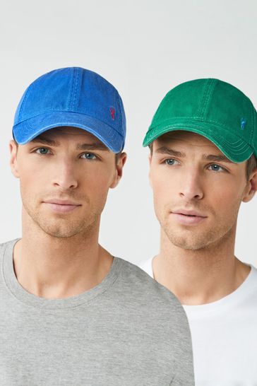 Blue/Green Caps 2 Pack