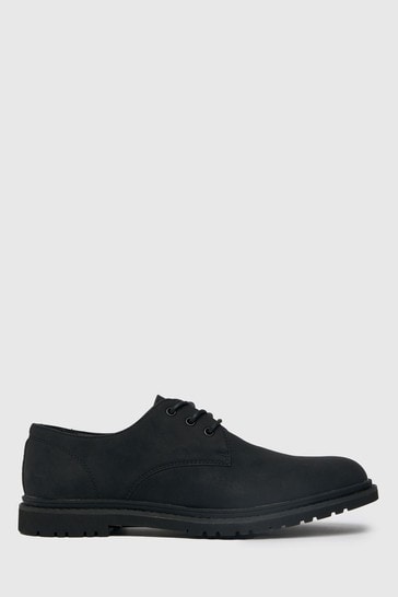Schuh Black Perry Derby Shoes
