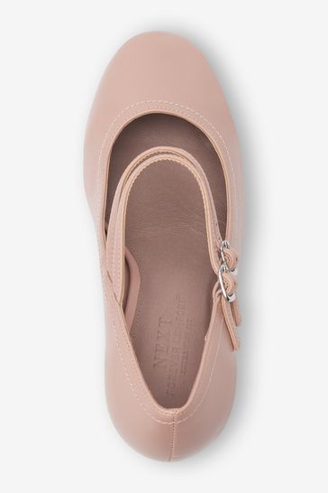 Buy Nude Pink Extra Wide Fit Forever Comfort Mary Jane Shoes from