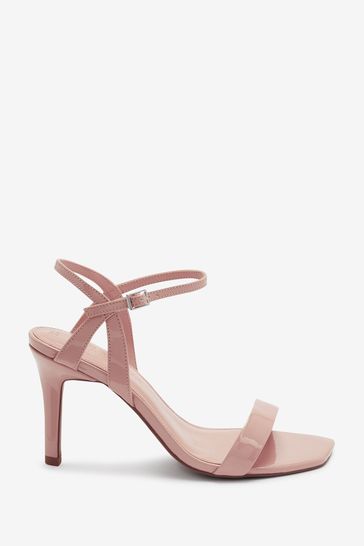 Nude Pink Extra Wide Fit Forever Comfort® Strappy Skinny Heel Sandals