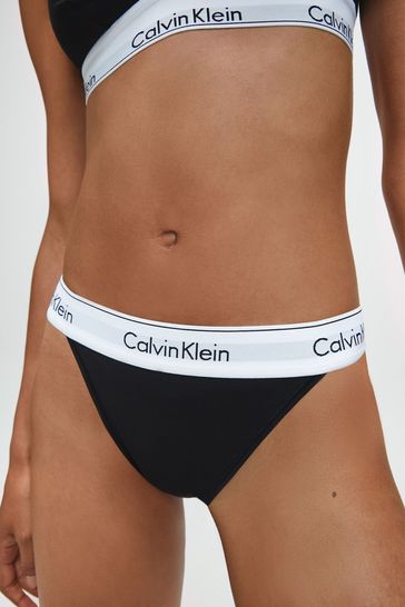 Calvin Klein Modern Cotton High Leg Tanga Briefs