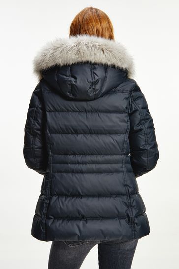Nuclear Extra party Buy Tommy Hilfiger Black Tyra Down Jacket from Next USA