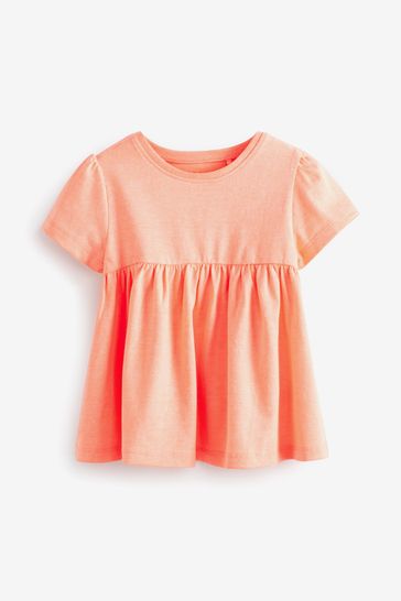 Fluro Orange Cotton T-Shirt (3mths-7yrs)