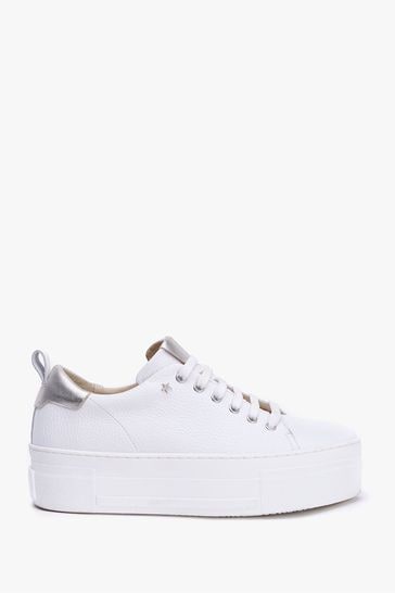 Platform white deals trainers womens