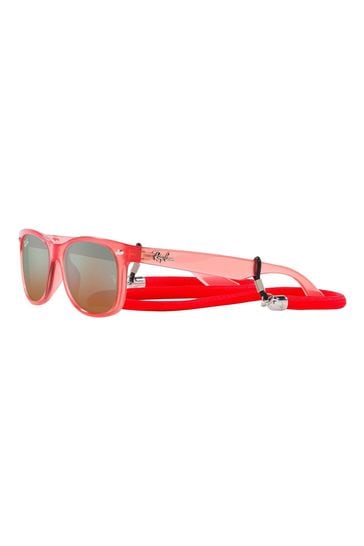 Red ray outlet ban wayfarer sunglasses