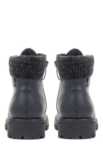 Pavers Ladies Lace Up Ankle Boots
