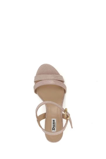 Buy Dune London Merisa 2 Part Block Black Heel Sandals from Next