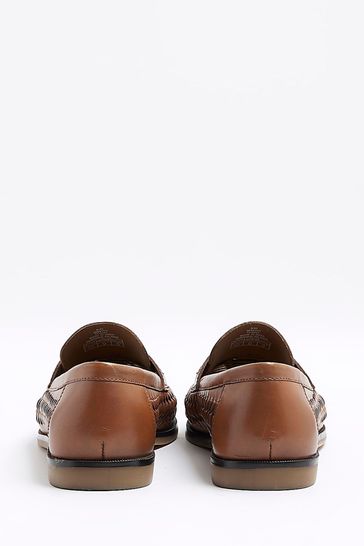 River island woven loafers 2025
