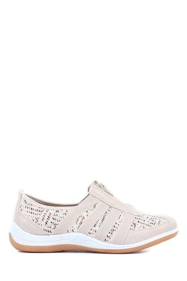Pavers Ladies Casual Zip Up Trainers