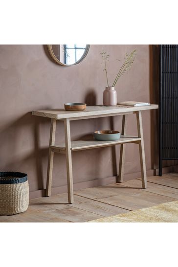 Gallery Home Natural Brogan Console Table