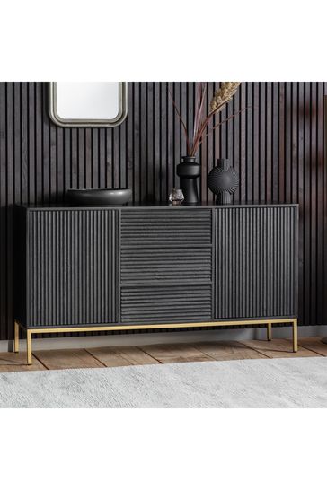 Black store sideboard next