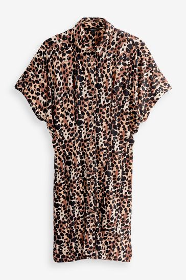 H&m animal shop print dress