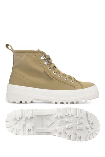Superga Brown Tan 2341 Alpina Trench Ankle Boots