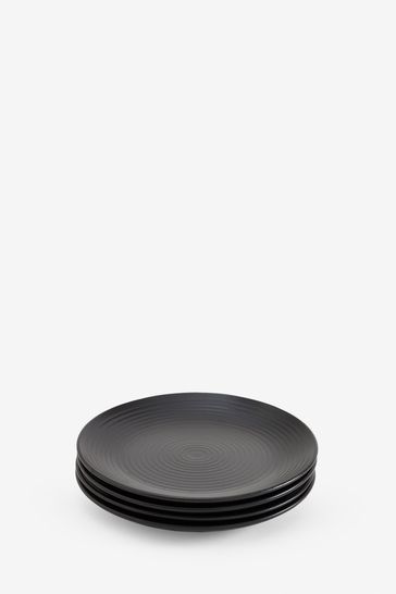 Black side outlet plates