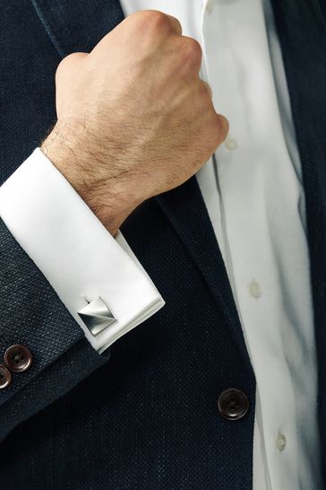 Buy Silver Tone Square Cufflinks from Next Norway