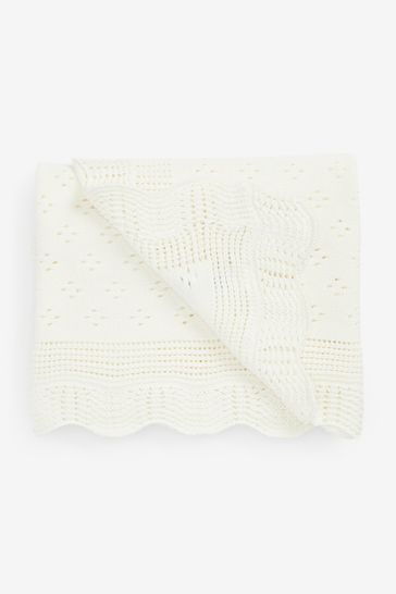 White baby clearance shawl