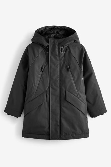 Next grey parka coat new arrivals