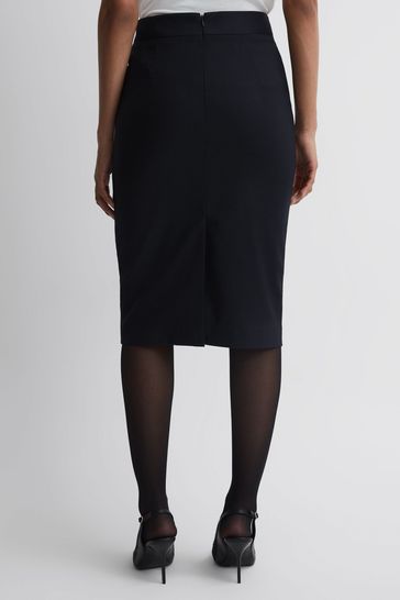 High waisted tailored cheap pencil skirt