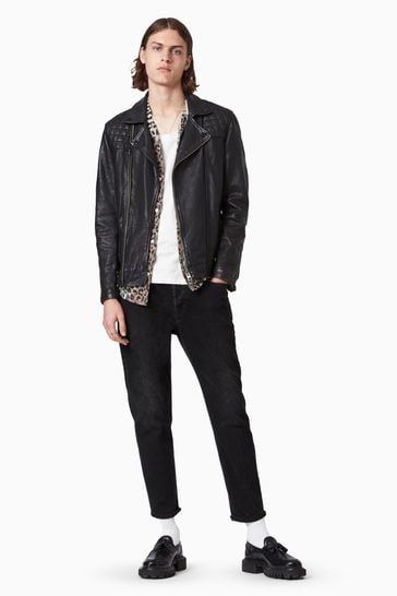 All saints womens top conroy leather jacket review