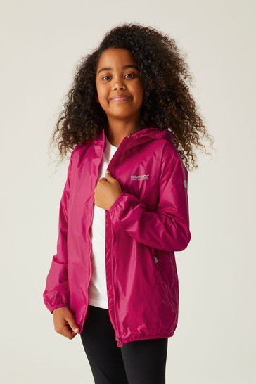 Regatta Girls Lever II Waterproof Hooded Jacket