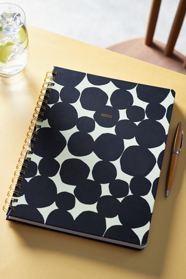 Black/White Monospot A4 Notebook