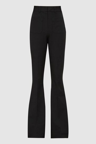 Buy Reiss Sian High Rise Skinny Flared Trousers from the Laura