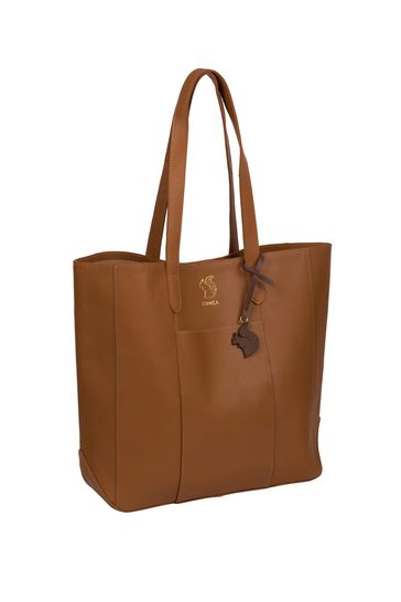Conkca Hardy Vegetable Tanned Leather Shopper Bag