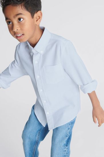 Blue new arrivals button shirt