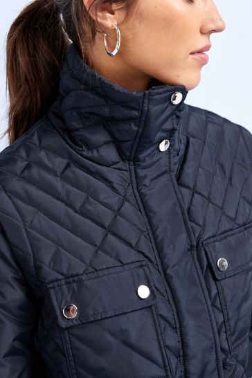 Navy blue top short jacket