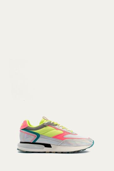 HOFF Neon Pink/Yellow Bengala Lace-Up Trainers