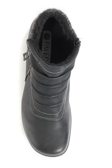 Ladies ruched ankle boots sale