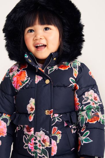 Buy Baker by Ted Baker Navy Floral Coat from Next Slovakia