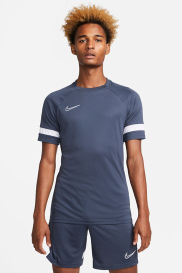 Nike Blue/White Dri-FIT Academy T-Shirt