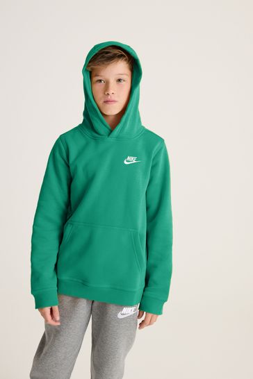 Nike Green Club Fleece Overhead Hoodie