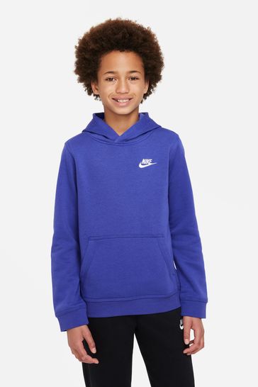 Nike Purple Club Fleece Overhead Hoodie