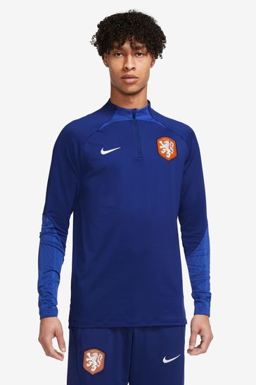 Nike Blue Netherlands Drill Football T-Shirt