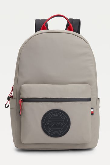 Tommy Hilfiger Grey Signature Backpack