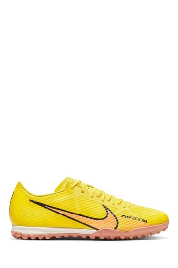 Nike Yellow Zoom Vapour 15 Turf Ground Football Boots