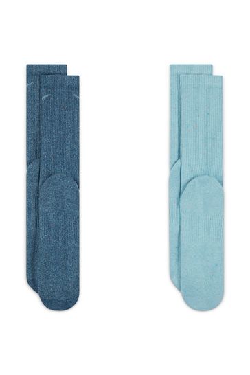 Nike Blue Everyday Plus Socks Two Pack